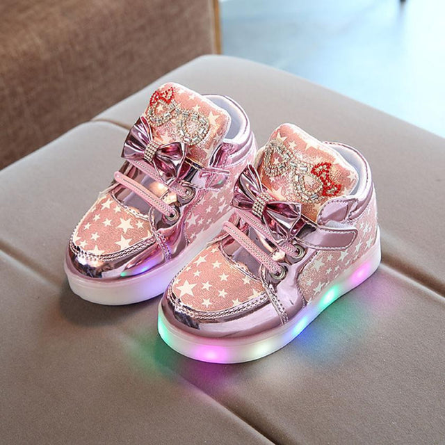 Kids Casual Lighted Shoes Girls