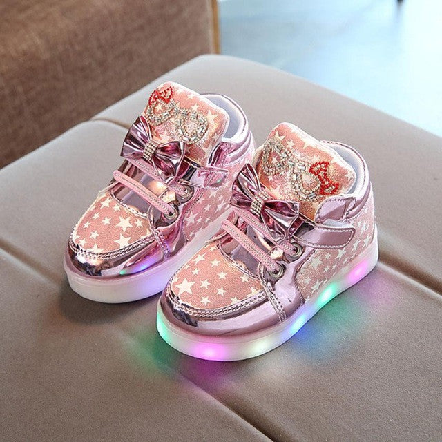 Kids Casual Lighted Shoes Girls