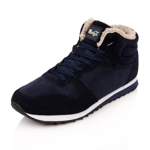 Boots Men Fashion Fur Flock REETENE